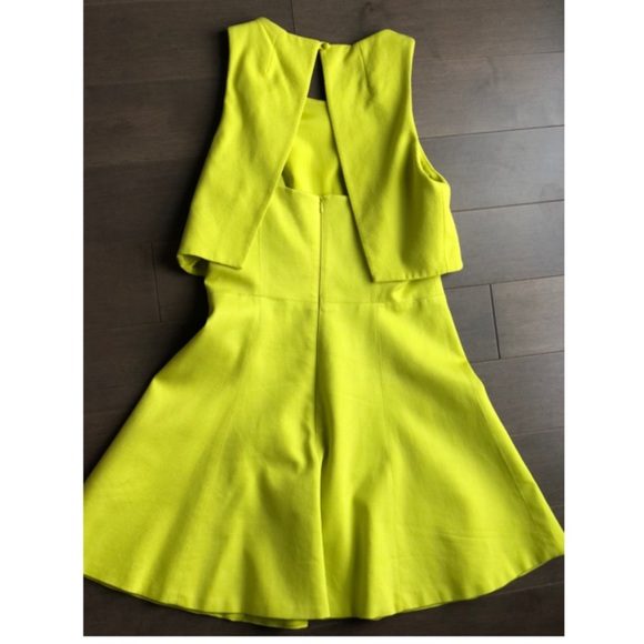Karen Millen size us6 yellow dress - Picture 2 of 3